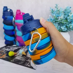 قمقمه سیلیکونی تاشو آبرنگی کد 33526