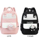 کوله پشتی روزمره همراه کیف کوچک طرح خرگوش کد rabbit 58