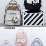 کوله پشتی روزمره همراه کیف کوچک طرح خرگوش کد rabbit 58