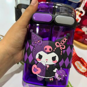 قمقمه دو مخزنه دارای نی و آسان نوش کد 66981