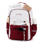 کیف مدرسه دخترانه با لوگوی سگ