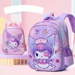 کوله پشتی دخترانه با طراحی کرومی خاص