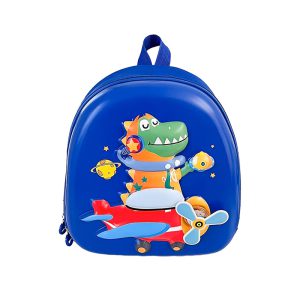 کوله پشتی مهد کودک چراغ دار ، موزیکال و پروانه متحرک طرح دایناسور کد322