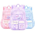 کوله با طراحی کارتونی و رنگهای پاستلی