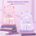 نمای جلویی کوله پشتی با لوگو ملودی