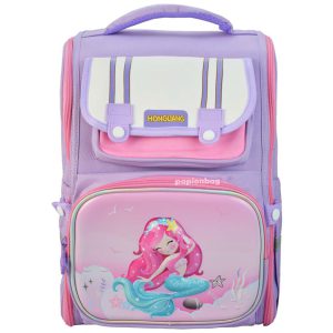 کیف دخترانه مدرسه ای طرح پری دریایی (دو دکمه) کد 6698544