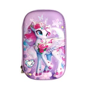 جامدادی دخترانه تبلتی طرح اسب تک شاخ کد 196214