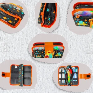 جامدادی رنگارنگ براق طرح مونستر کد 6661