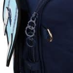 نمای دقیق از زیپ و دوخت کوله پشتی فانتزی