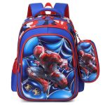 کوله پشتی با طرح مرد عنکبوتی کد 4346 همراه جامدادی