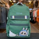 کوله پشتی طرح لبوبو رنگ سبز