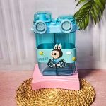 قمقمه لبوبو دو مخزنه رنگ آبی