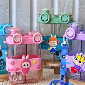 قمقمه رنگارنگ دو مخزن جداگانه لبوبو