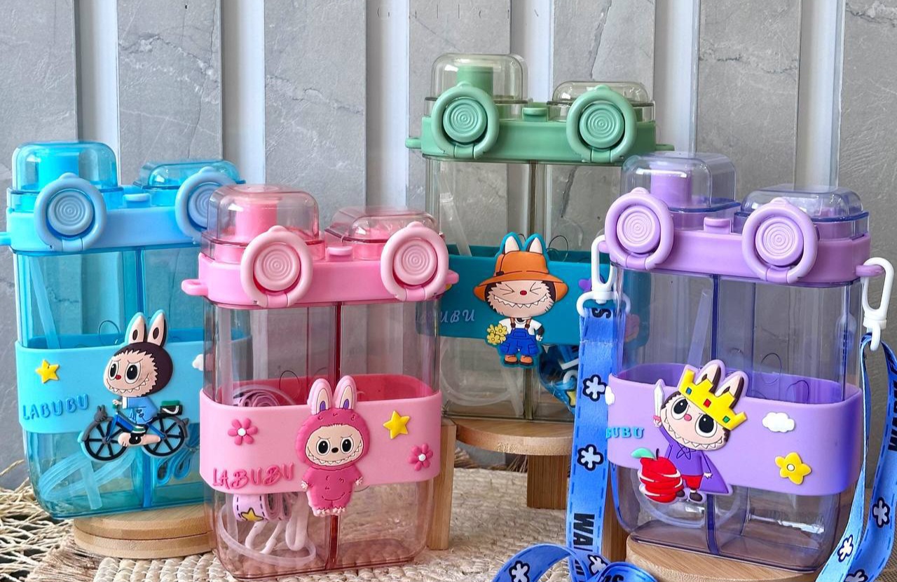 قمقمه رنگارنگ دو مخزن جداگانه لبوبو