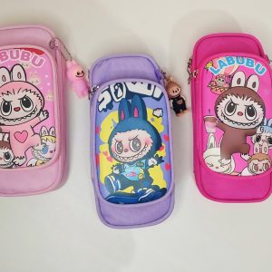 جامدادی دو زیپ عروسک دار لبوبو