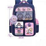 اندازه کوله لبوبو در حالت ایستاده