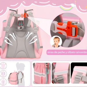 کیف مدرسه دخترانه انگلیسی طرح پری دریایی کد 8081