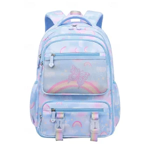 کوله طرح پروانه رنگین کمان رنگ آبی