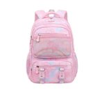 کوله طرح پروانه رنگین کمان رنگ صورتی