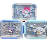 ظرف غذای استیل کرومی با طراحی شخصیتهای کارتونی