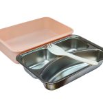 ظرف غذای سه قسمتی با بخشهای جداگانه