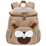 کیف کوله بچه‌گانه حیوانات 5829 کرمی