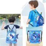 کیف شنا بچگانه طرح کوسه