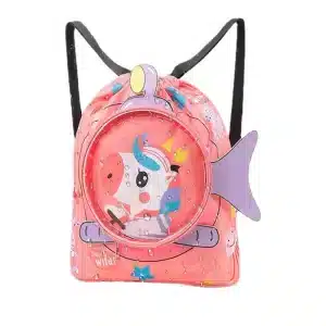 کیف شنا بچهگانه طرح اسب تک شاخ کد 5612 (صورتی گلبهی)