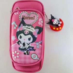 جامدادی دو زیپ عروسک دار طرح کرومی کد1123