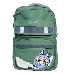 کوله پشتی طرح لبوبو کد 5456 (بند جلو رنگین کمانی)