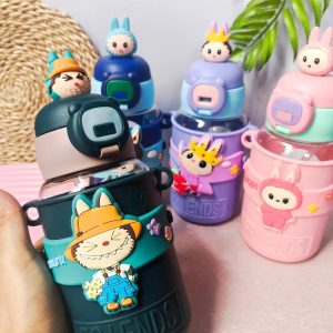 قمقمه نشکن نی دار طرح لبوبو کد 7676