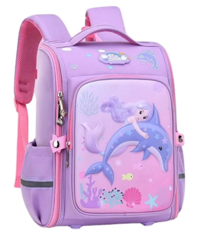 کوله پشتی دخترونه پری دریایی کد 5443