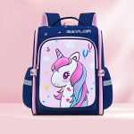 کوله پشتی یونیکورن سرمه ای