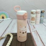 تراول ماگ طرح حیوانات فانتزی رنگ گلبهی