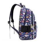 نمای بغل کوله پشتی با طراحی فضانوردی