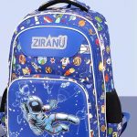 کوله پشتی طرح فضانوردی رنگ آبی