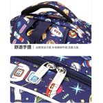 زیبپ مقاوم و محکم کوله پشتی طرح فضانوردی