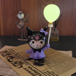 چراغ مطالعه و ساعت رومیزی کرومی کد 87600