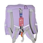 پشتی کیف مدرسه کرومی بنفش با بندهای طبی