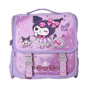 کیف مدرسه دخترانه کرومی بنفش رنگ