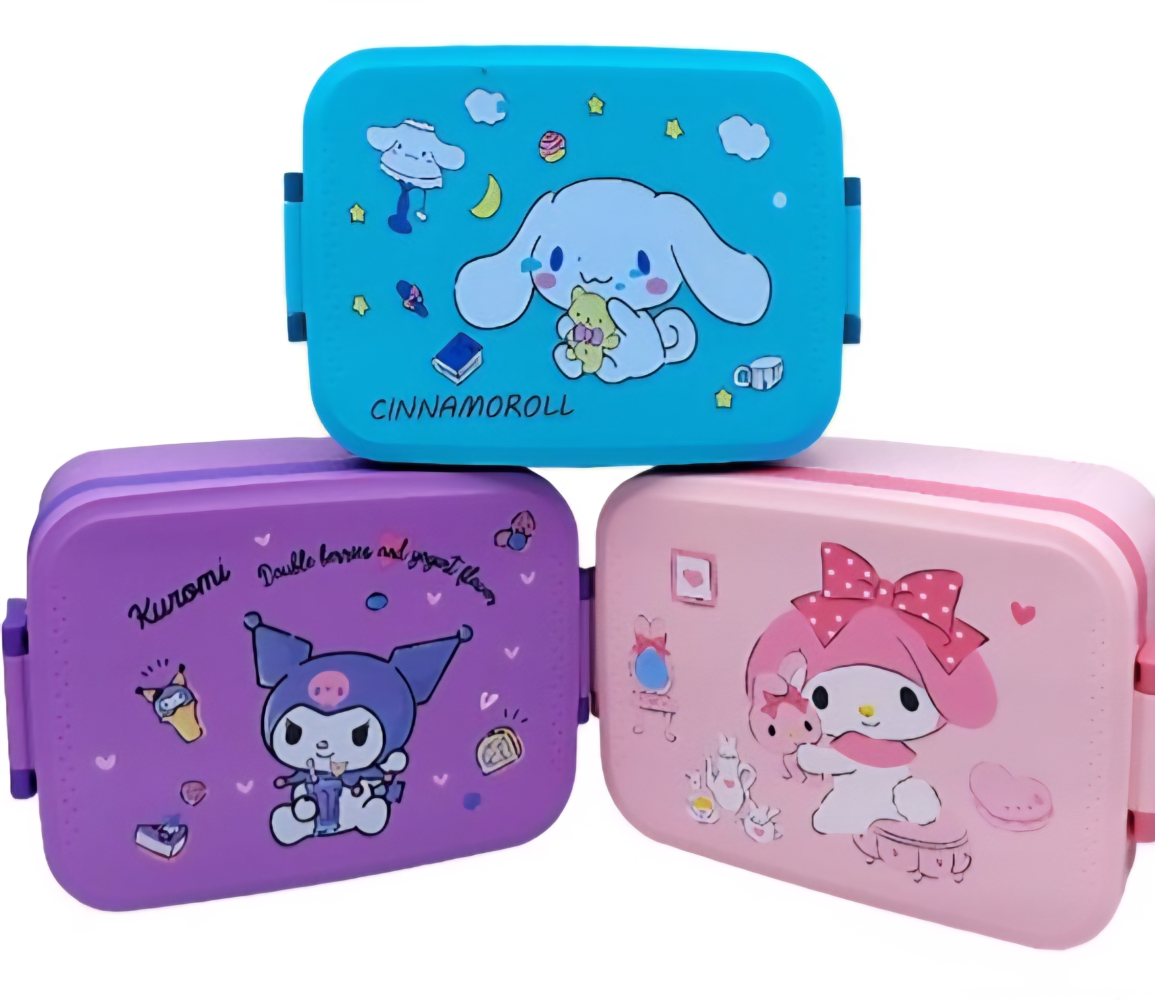 ظرف غذای دوطبقه استیل طرح کرومی