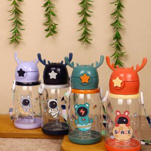 قمقمه نی‌دار شاخ گوزنی طرح فضانورد  کد 65443