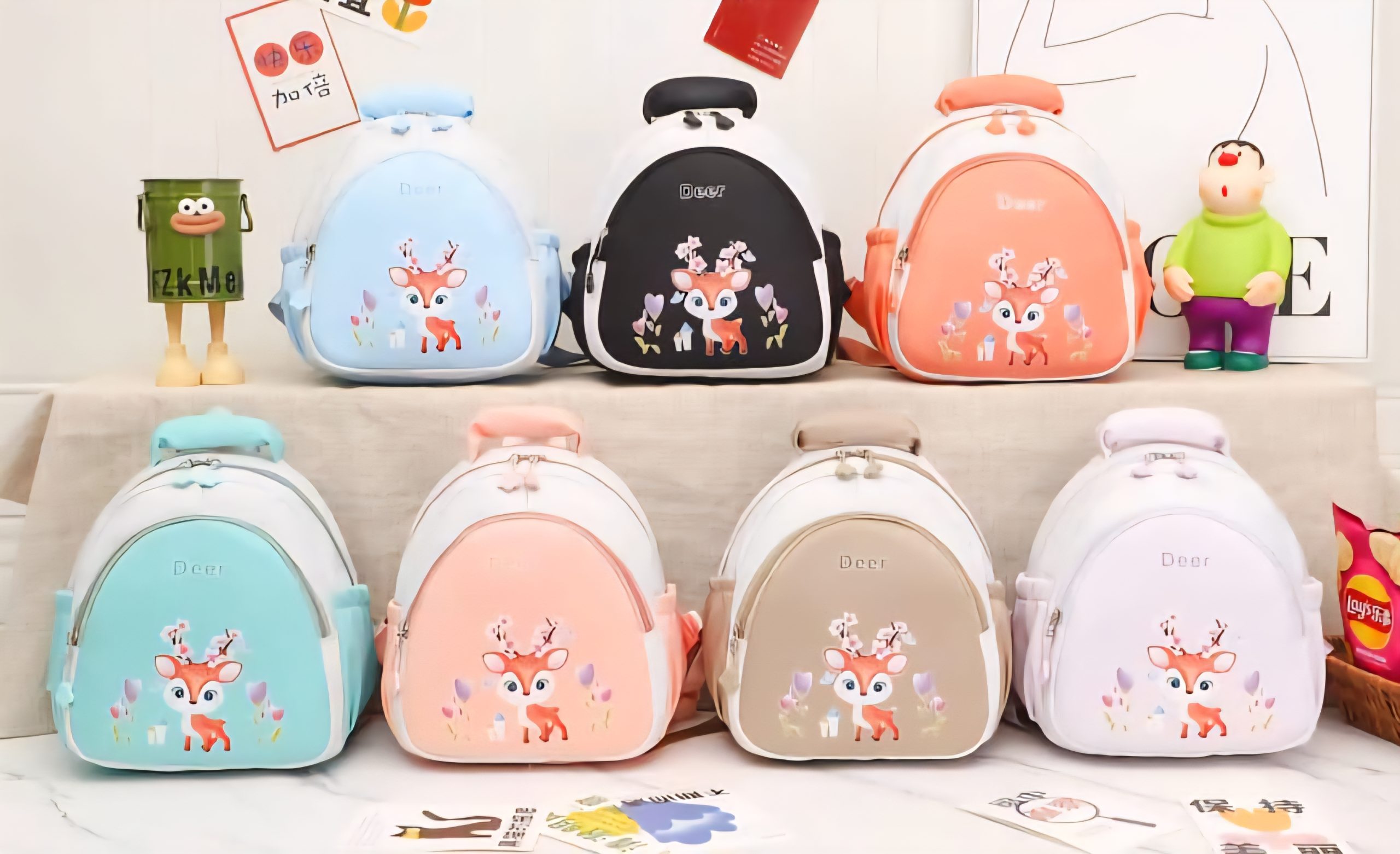 کوله پشتی بچه‌گانه طرح گوزن