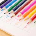 تست رنگ مداد رنگی سانیرو