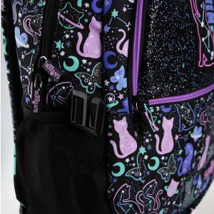 کوله دخترانه برند اسمیگل طرح گربه کد 1006