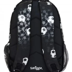 کوله پسرانه برند اسمیگل طرح توپ سفید کد Smiggle 1005