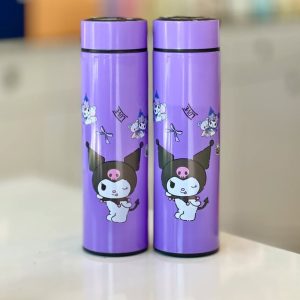 فلاسک استیل دماسنج دار طرح کرومی کد 7600