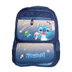 کوله استیچ با رنگ آبی و جیب زیپی