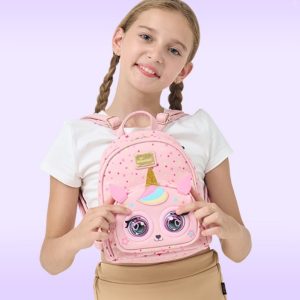 کوله کودک بامزه چشم بزرگ سوپر کیوت کد 8889 (چشمک زن و سخنگو)