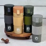 تراول ماگ دور سیلیکونی Tomotree کافه استایل